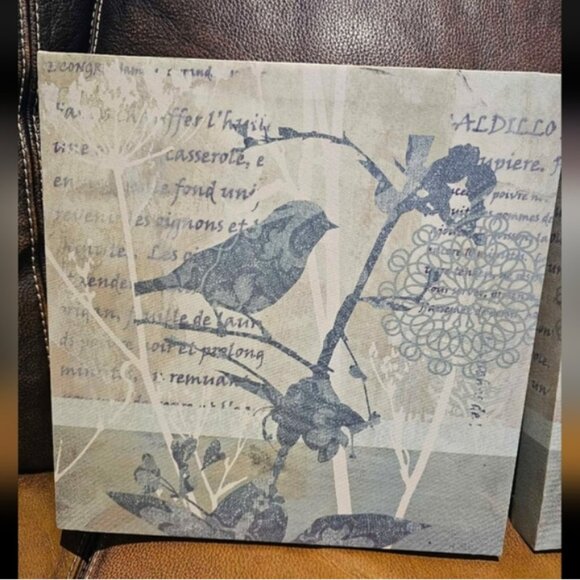 Winter Birds By Carol Robinson Canvas Set - Picture 6 of 8